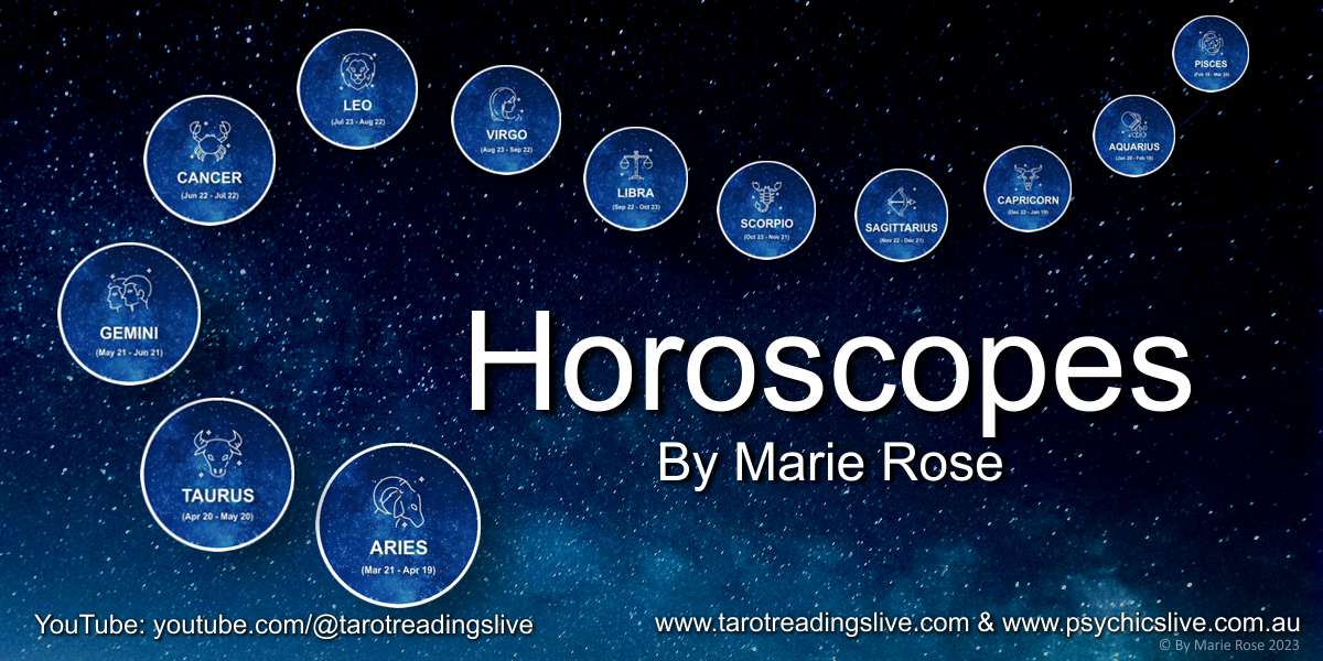 Free Horoscopes by psychic Marie Rose Free Horoscopes by psychic Marie Rose