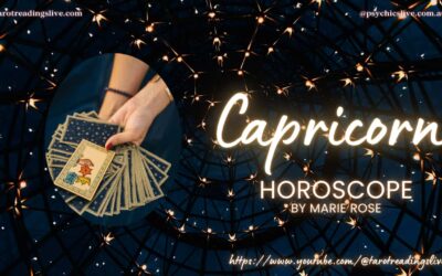 Capricorn Horoscope by Marie Rose. For the 24th – 31st July