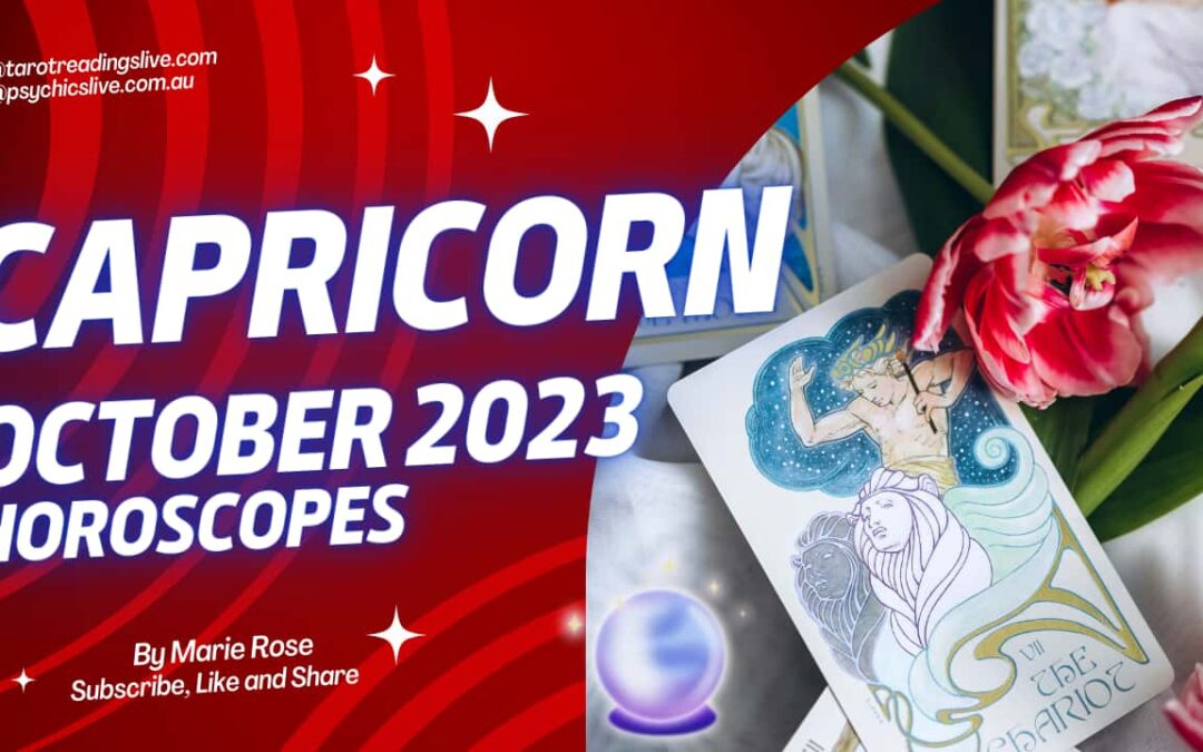 Capricorn Horoscope | Psychic Forecast for October 2023