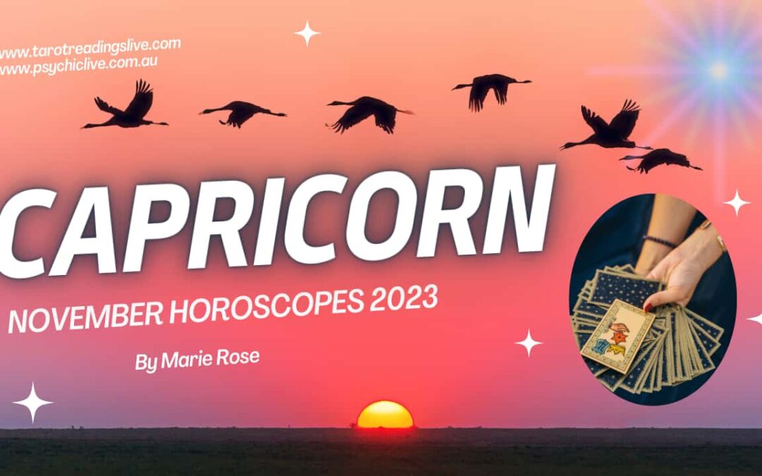 Capricorn Horoscope |Powerful Tarot November Week 1