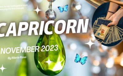 Capricorn Horoscope |Powerful Tarot Insights for November